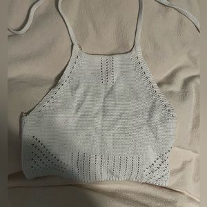 Small garage knit halter top